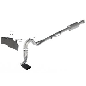 Ford F-150 Performance Exhaust - Dual Side Exit - Ford Racing - Cat-Back Extreme - Black - `21-`25